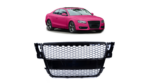 Sport Grille All Gloss Black suitable for AUDI A5 (8T) Coupe Convertible Sportback Pre-Facelift 2007-2011