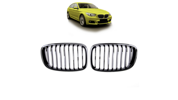 Sport Grille Single Line Gloss Black suitable for BMW 5 (F07) Gran Turismo 2013-2017