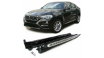 Alu Side Steps Running Boards suitable for BMW X6 (F16) 2014-2019