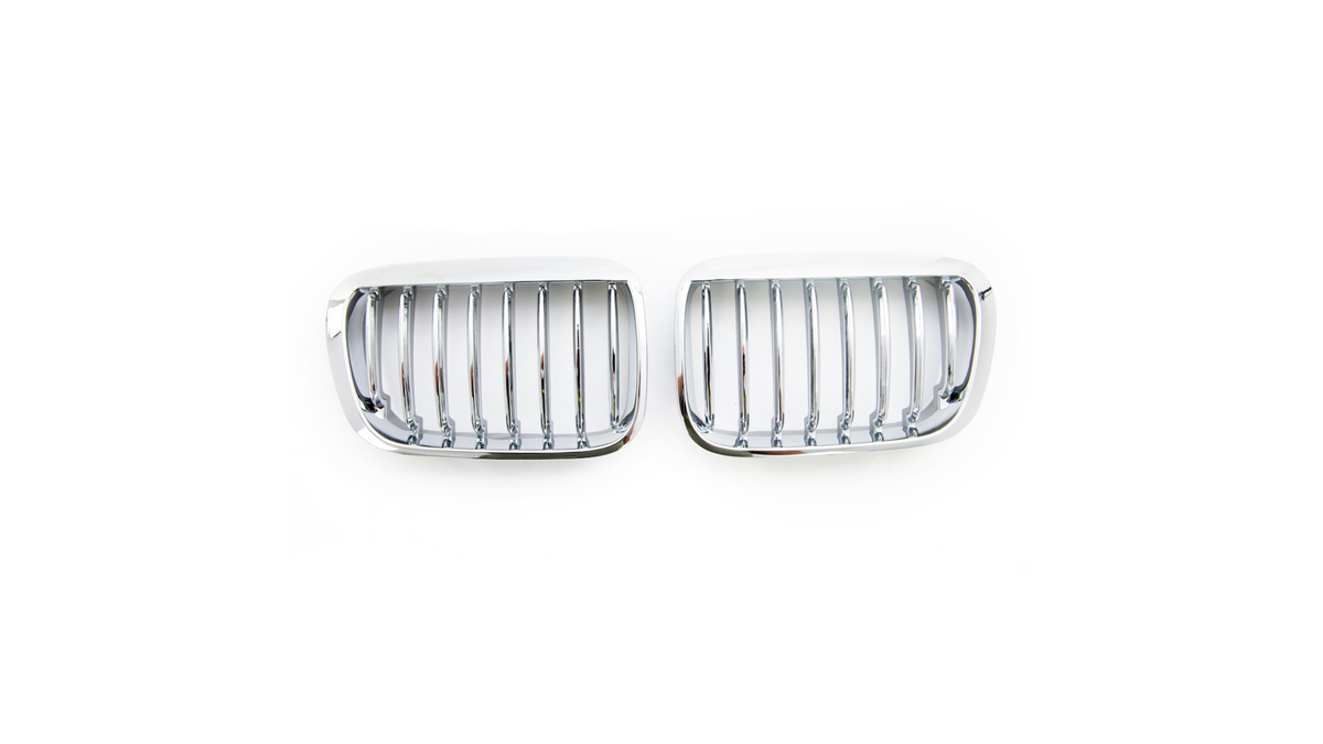 Sport Grille Single Line All Chrome suitable for BMW 3 (E46) Sedan Compact Touring Pre-Facelift 1998-2001