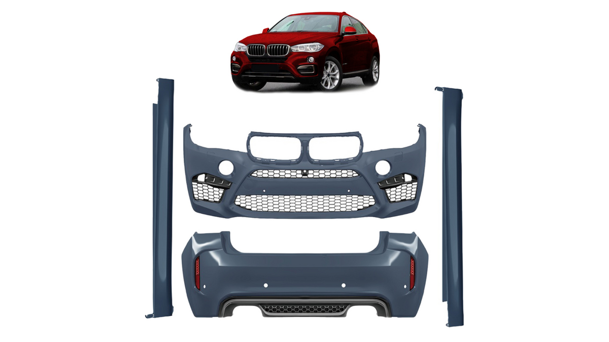 Sport Bodykit Bumper Set PDC suitable for BMW X6 (F16) 2014-2019