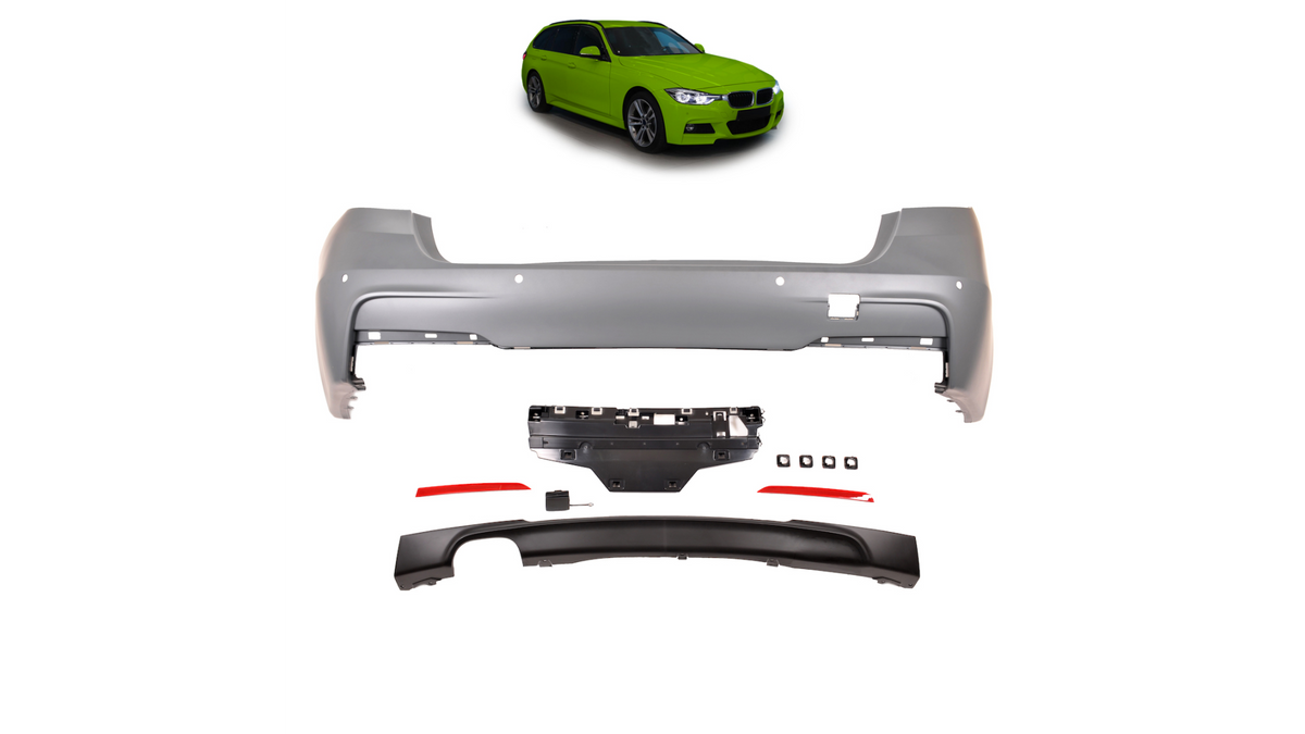 Sport Bumper Rear PDC With Diffuser suitable for BMW 3 (F31) Touring 2011-2018