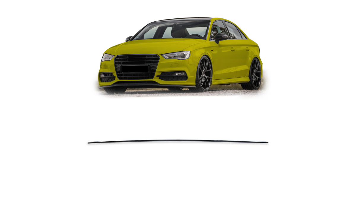 Sport Rear Trunk Spoiler Carbon Look suitable for AUDI A3 (8V) Saloon 2013-now