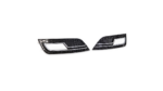 Sport Fog Light Covers Chrome & Black suitable for AUDI A4 B8 (8K) Sedan Avant Facelift 2011-2015