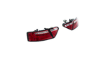 Tail Lights LED Red Clear suitable for AUDI A5 (8T) Coupe Convertible Sportback Pre-Facelift 2007-2009
