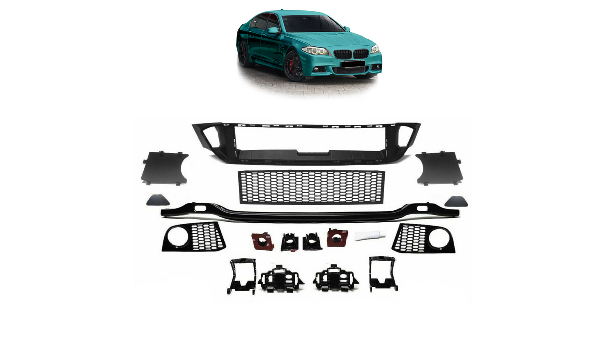 Front Sport Bumper Set of Accessories suitable for BMW 5 (F10) Sedan (F11) Touring Pre-Facelift 2010-2013