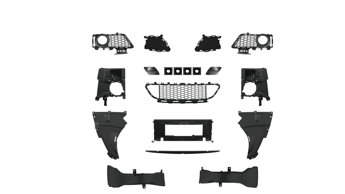 Front Sport Bumper Set of Accessories suitable for BMW 3 (F30) Sedan (F31) Touring 2012-2018