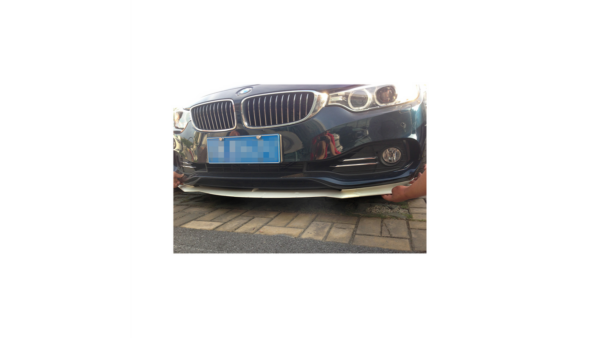 Sport Front Spoiler Lip Matt Black suitable for BMW 4 (F32) Coupe (F33) Convertible (F36) Gran Coupe 2013-2020