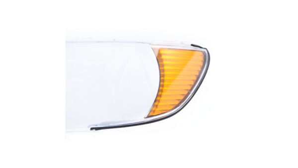 Headlight Lens Housing Yellow RIGHT suitable for BMW 5 (E39) Sedan Touring Facelift 2000-2003