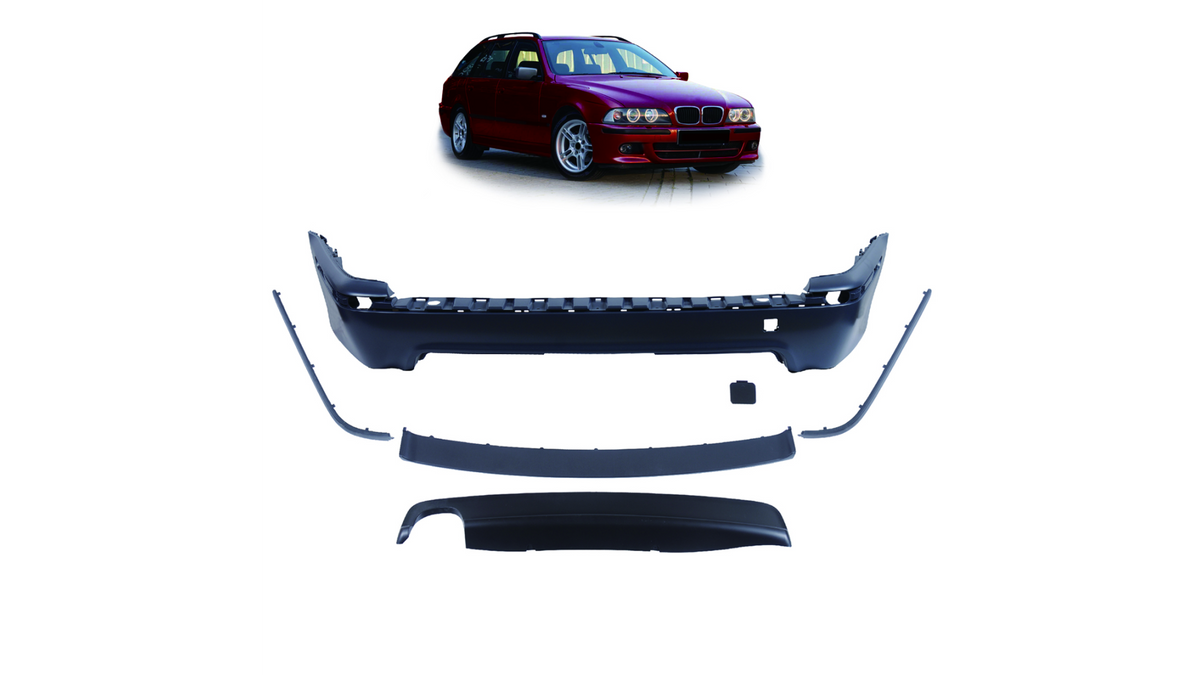 Sport Bumper Rear With Diffuser suitable for BMW 5 (E39) Touring 1995-2003