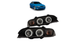 Headlights Halogen Black CCFL suitable for BMW 5 (E39) Sedan Touring 1995-2003