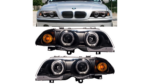 Headlights Halogen Black suitable for BMW 3 (E46) Sedan Touring Pre-Facelift 1998-2001