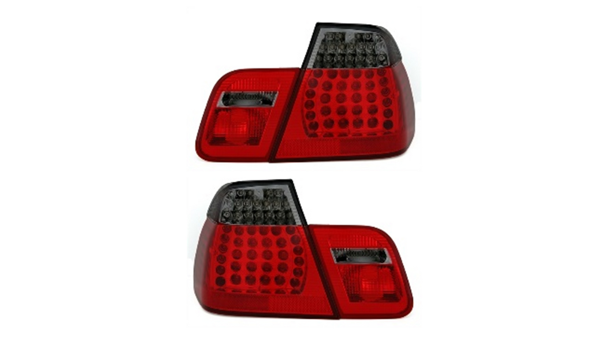 Tail Lights LED Red Smoke suitable for BMW 3 (E46) Sedan Pre-Facelift 1998-2001