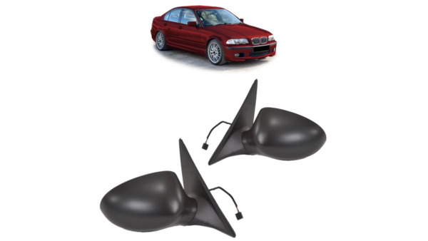 Sport Side Mirrors Set Electric Heated suitable for BMW 3 (E46) Sedan Touring 1998-2005