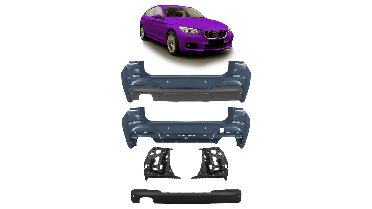 Sport Bumper Rear PDC With Diffuser suitable for BMW 5 (F07) Gran Turismo Pre-Facelift 2009-2013