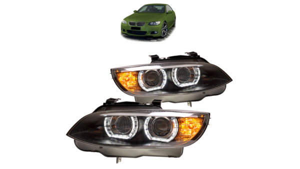 Headlights Xenon Black DRL AFS suitable for BMW 3 (E92) Coupe (E93) Convertible Pre-Facelift 2007-2010