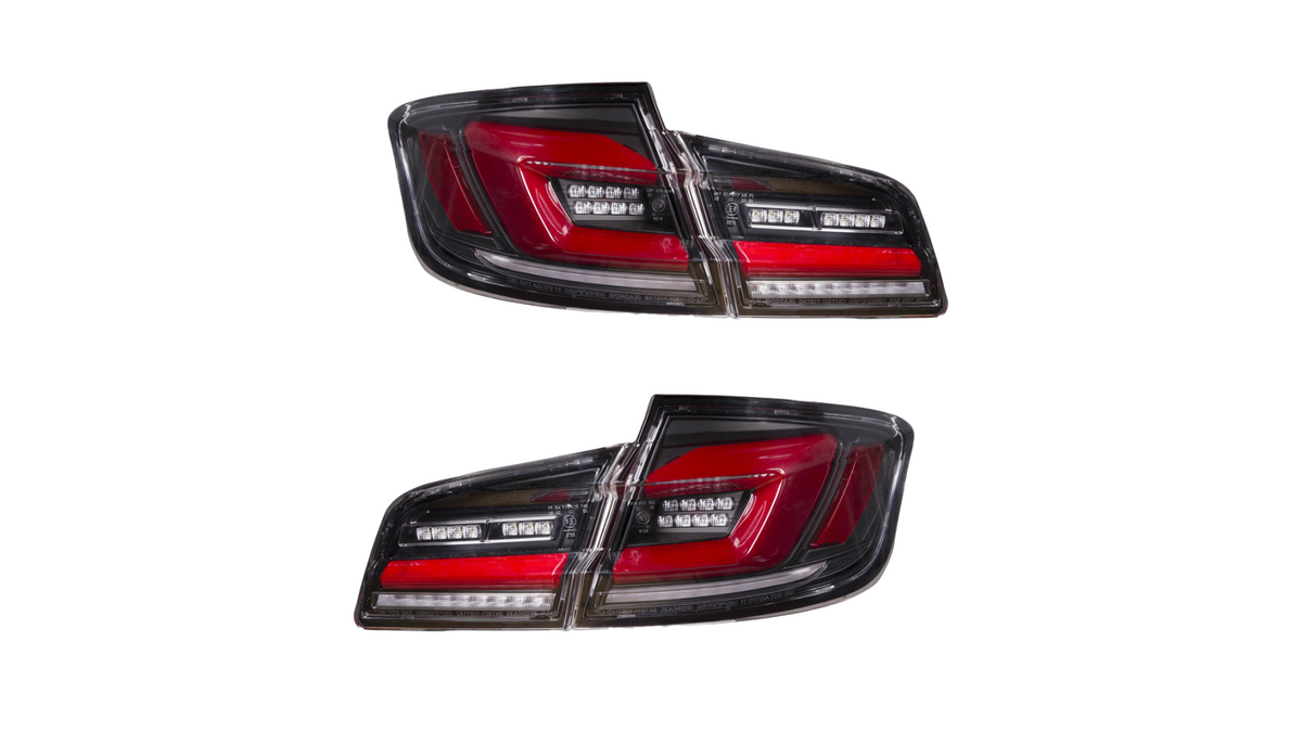 Tail Lights Dynamic LED Black suitable for BMW 5 (F10) Sedan 2010-2017