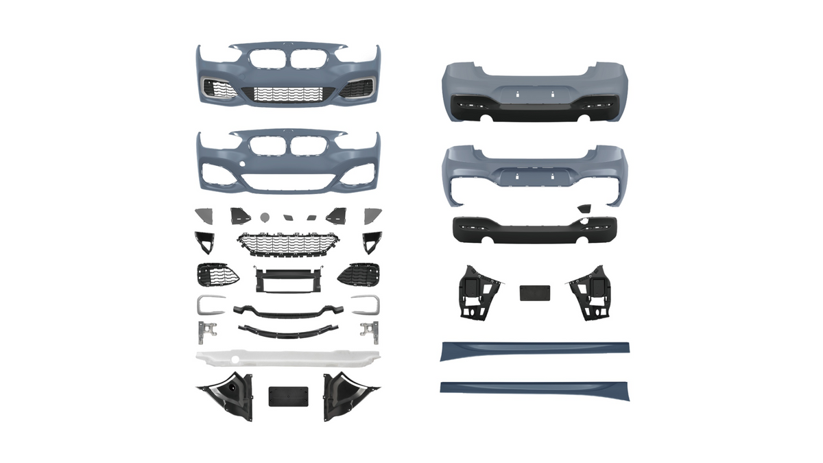Sport Bodykit Bumper Set PDC SRA suitable for BMW 1 (F20) Hatchback Facelift 2015-2019