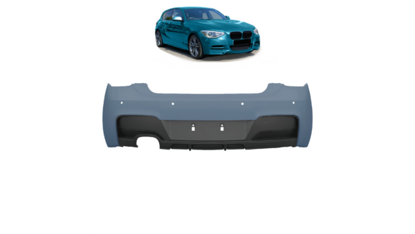 Sport Bumper Rear With Diffuser suitable for BMW 1 (F20, F21) Hatchback Pre-Facelift 2011-2015