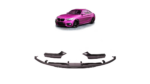 Sport Front Spoiler Lip Carbon Look suitable for BMW 2 (F22) Coupe (F23) Convertible 2012-2018