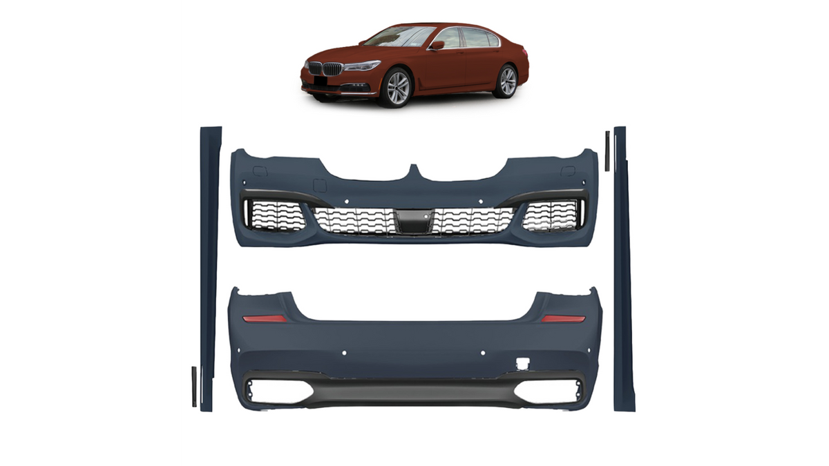 Sport Bodykit Bumper Set PDC SRA suitable for BMW 7 (G11) Pre-Facelift 2015-2018