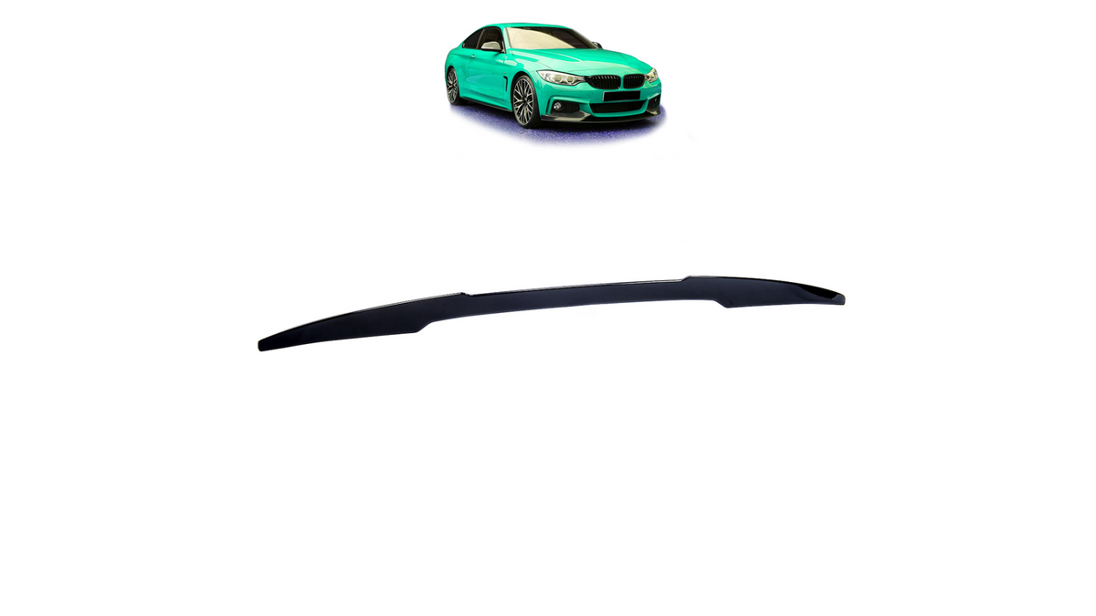 Sport Rear Trunk Spoiler Gloss Black suitable for BMW M4 (F82) Coupe 2013-now