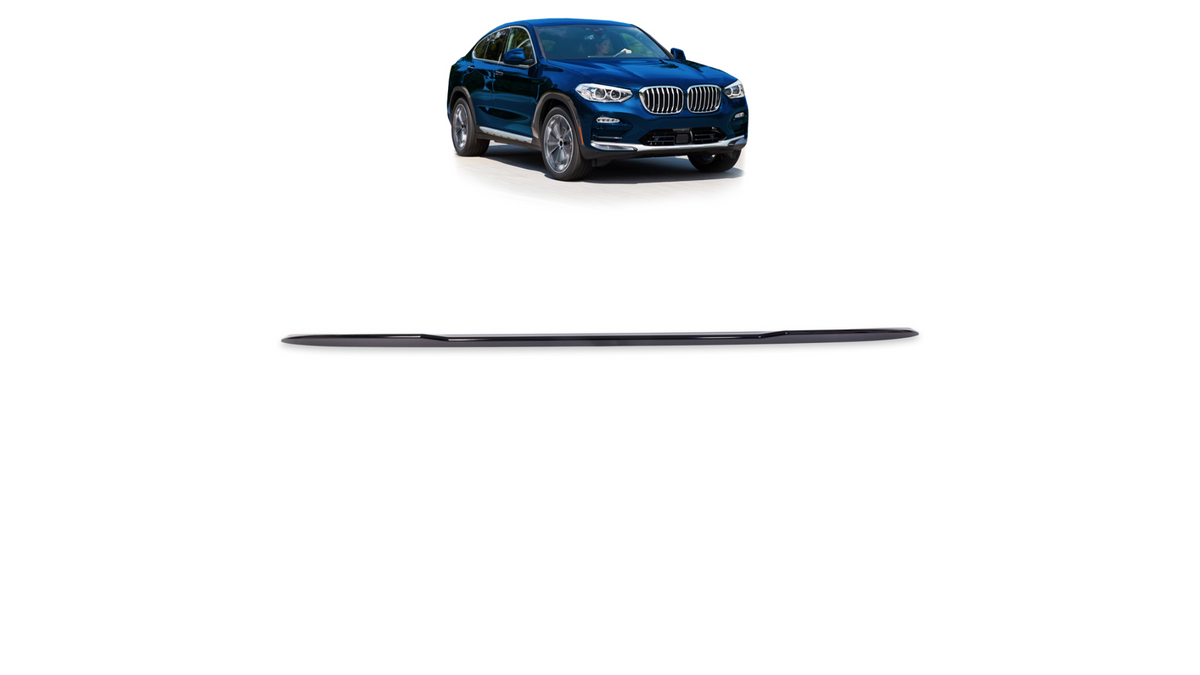 Sport Rear Trunk Spoiler Gloss Black suitable for BMW X4 (G02) 2018-now