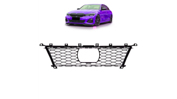 Front Bumper Mesh Center Grille ACC suitable for BMW 3 (G20) Sedan (G21) Touring 2019-now