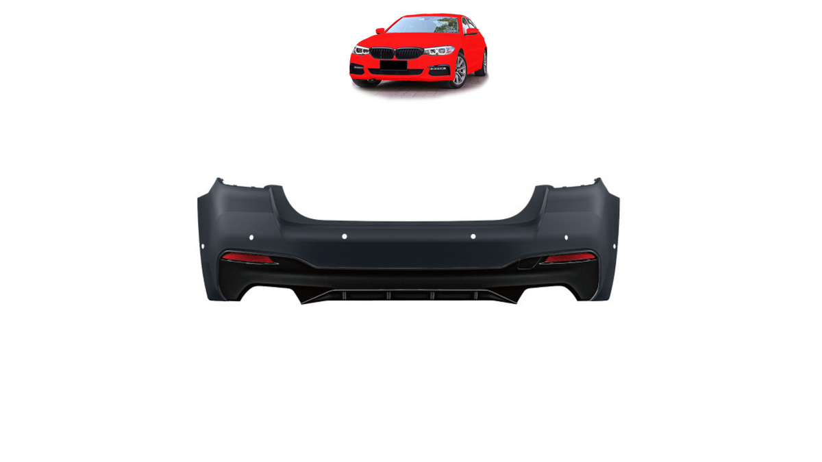 Sport Bumper Rear PDC With Diffuser suitable for BMW 5 (G30) Sedan LCI 2020-2023