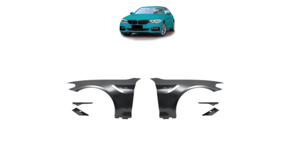 Sport Front Fender Set With Side Vents Carbon suitable for BMW 5 (G30) Sedan (G31) Touring 2016-now