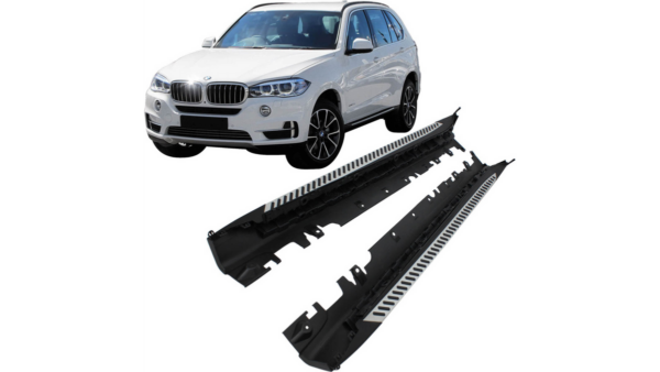 Alu Side Steps Running Boards suitable for BMW X5 (F15) 2013-2018