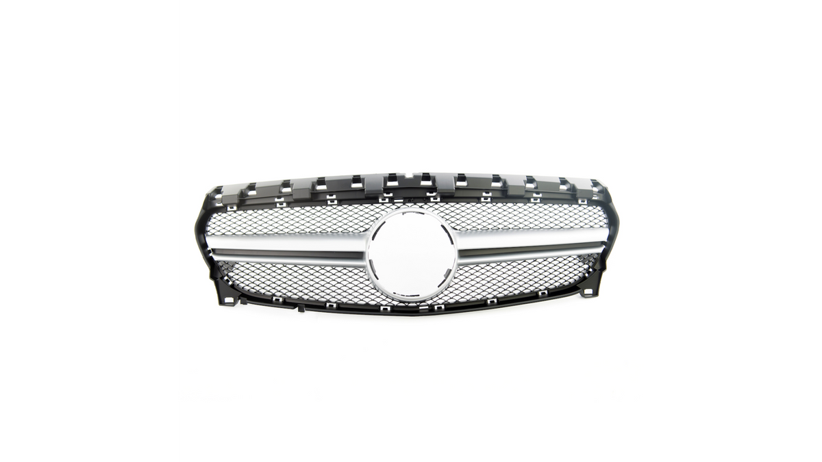 Sport Grille Silver A-Type suitable for MERCEDES CLA (C117, X117) Facelift 2016-2018