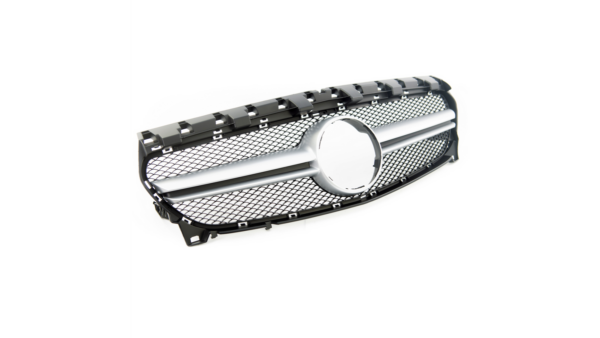 Sport Grille Silver A-Type suitable for MERCEDES CLA (C117, X117) Facelift 2016-2018