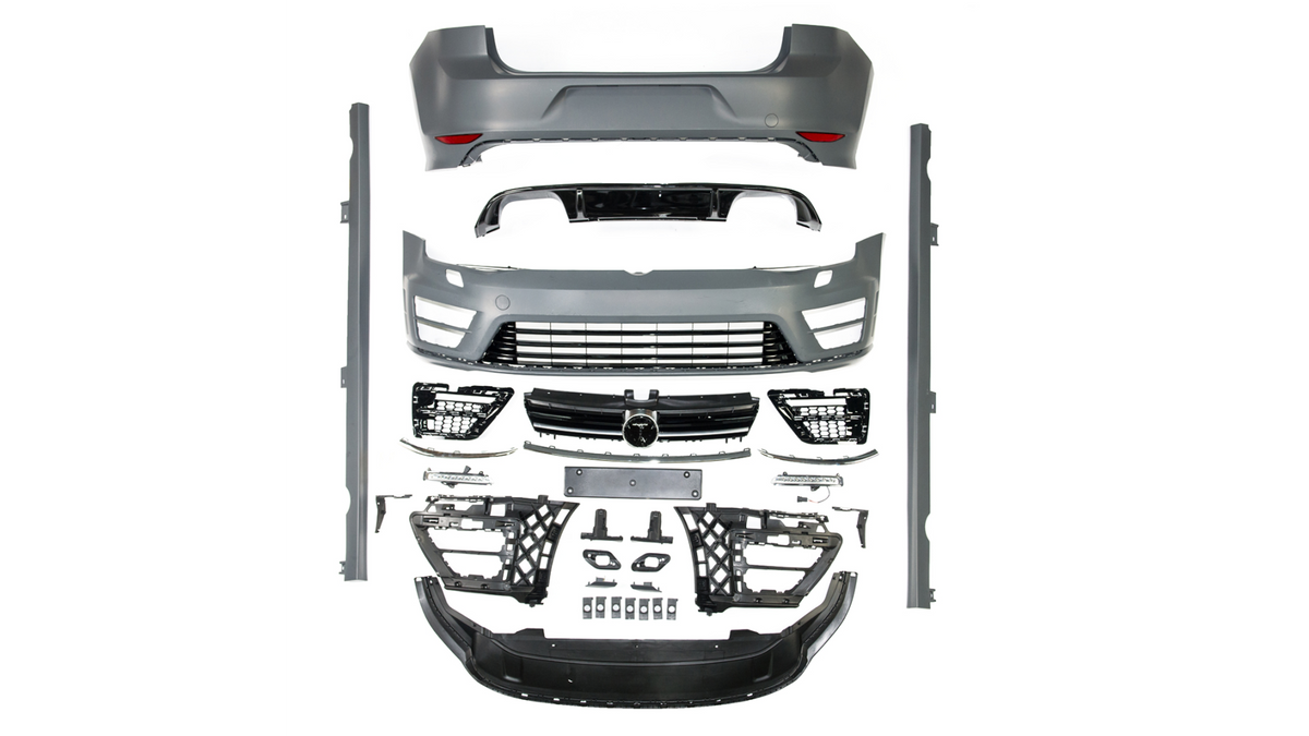 Sport Bodykit Bumper Set SRA LED DRL suitable for VW GOLF VII Pre-Facelift 2013-2017