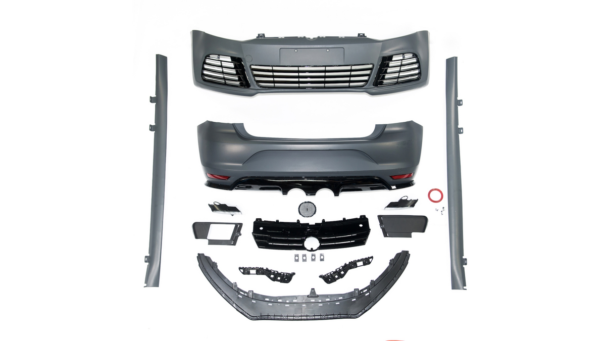 Sport Bodykit Bumper Set LED DRL suitable for VW POLO V (6R, 6C) 2009-2017