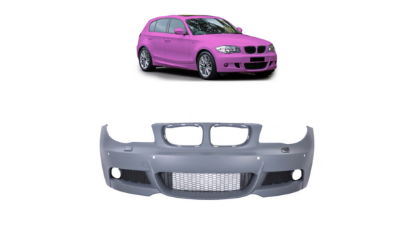 Sport Bumper Front PDC SRA suitable for BMW 1 (E81, E87) Hatchback 1 (E88) Convertible 1 (E82) Coupe 2004-2013