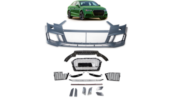 Sport Bumper Front With Grille suitable for AUDI A3 (8V) Saloon Convertible Facelift 2016-2019