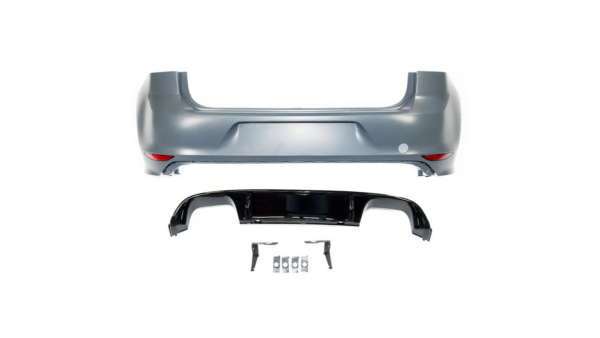 Sport Bumper Rear With Diffuser suitable for VW GOLF VII Pre-Facelift 2013-2017