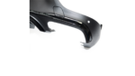 Sport Rear Spoiler Diffuser Black suitable for MERCEDES GLC Coupe (C253)