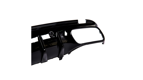 Sport Rear Spoiler Diffuser W/Black Pipes suitable for MERCEDES C-Class (W205) Sedan (S205) T-Model