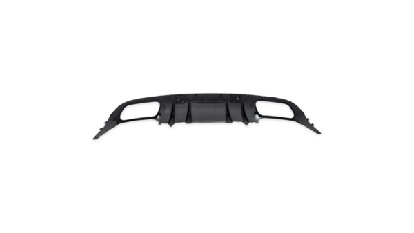 Sport Rear Spoiler Diffuser W/Chrome Pipes suitable for MERCEDES C-Class (C205) Coupe (A205) Convertible