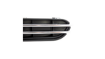 Front Fender Air Vents Set Chrome suitable for BMW 5 (E60) Sedan (E61) Touring 2001-2010