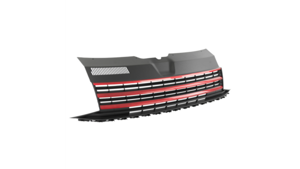 Grille badgeless with Red Trims suitable for VW T6 2015-2019