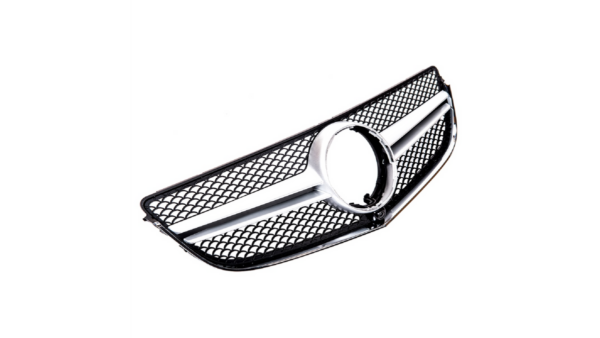 Sport Grille Silver A-Type suitable for MERCEDES E-Class (C207) Coupe (A207) Convertible Facelift 2013-2017