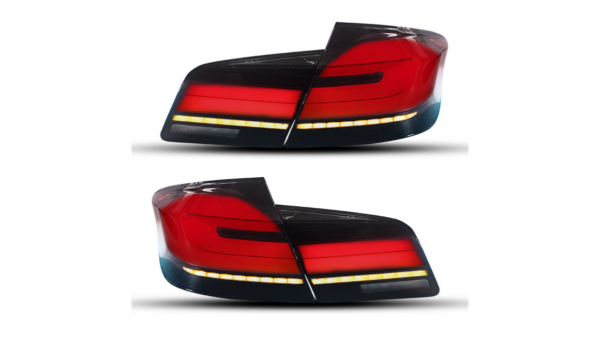 Tail Lights Dynamic LED Dark Red suitable for BMW 5 (F10) Sedan 2010-2017