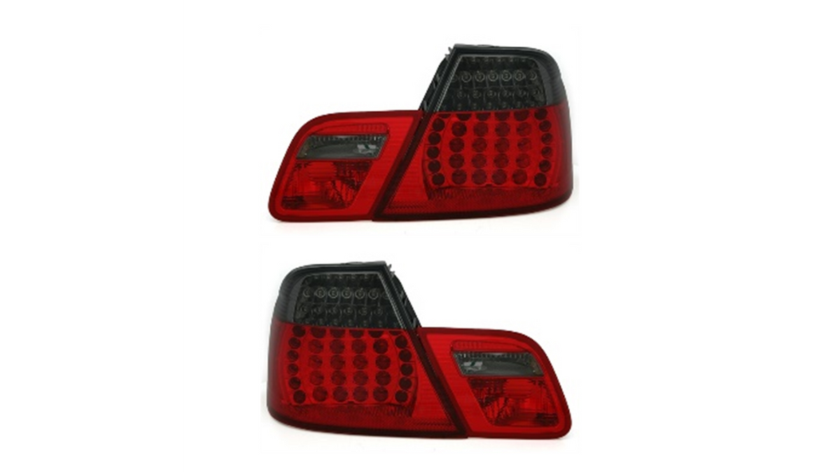 Tail Lights LED Red Smoke suitable for BMW 3 (E46) Coupe Pre-Facelift 1999-2003