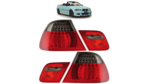 Tail Lights LED Red Smoke suitable for BMW 3 (E46) Convertible Pre-Facelift 1999-2003
