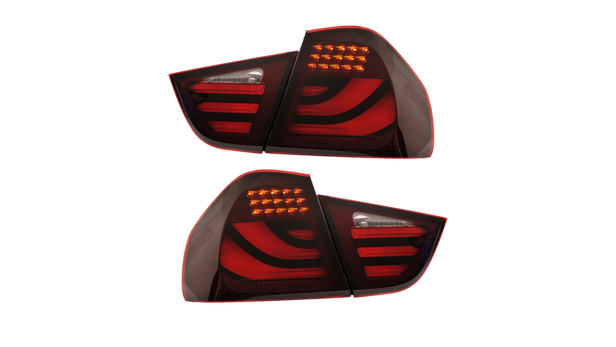 Tail Lights LED BAR Red Smoke suitable for BMW 3 (E90) Sedan Facelift 2008-2011