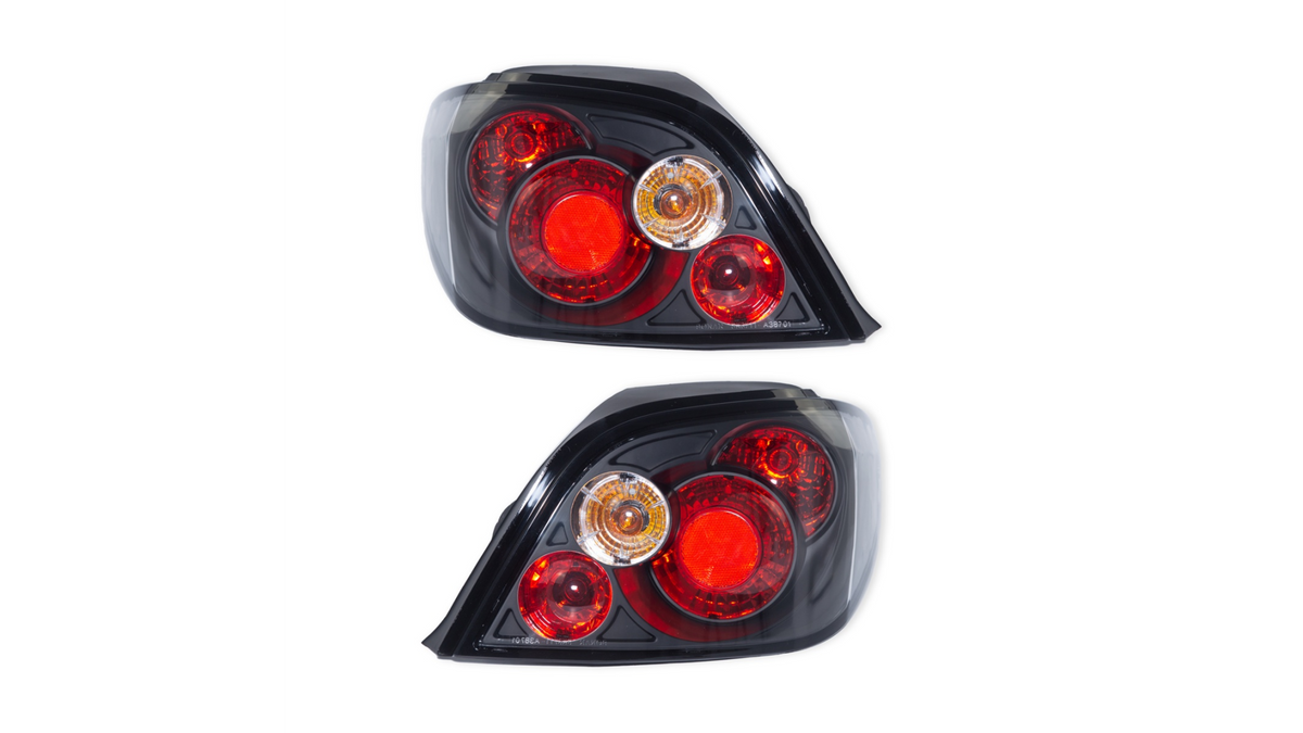 Tail Lights Black suitable for PEUGEOT 307 2001-now