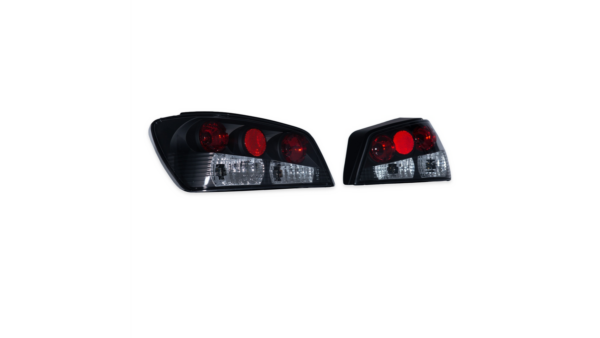 Tail Lights Black suitable for PEUGEOT 306 Hatchback 1993-1996